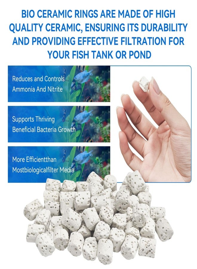 IFERLA 80g Biomax for Aquarium Filter Media Replacement for Fluval Aquaclear AC50 Power Filter, 2.8 Oz / 80 G Biological Material Remover Inserts for Use in Freshwater & Saltwater Aquariums(2 Pack) - Image 3